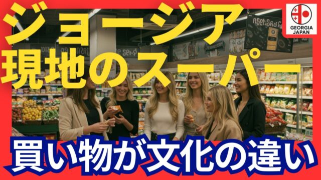ジョージアのスーパーで感じた文化のギャップ